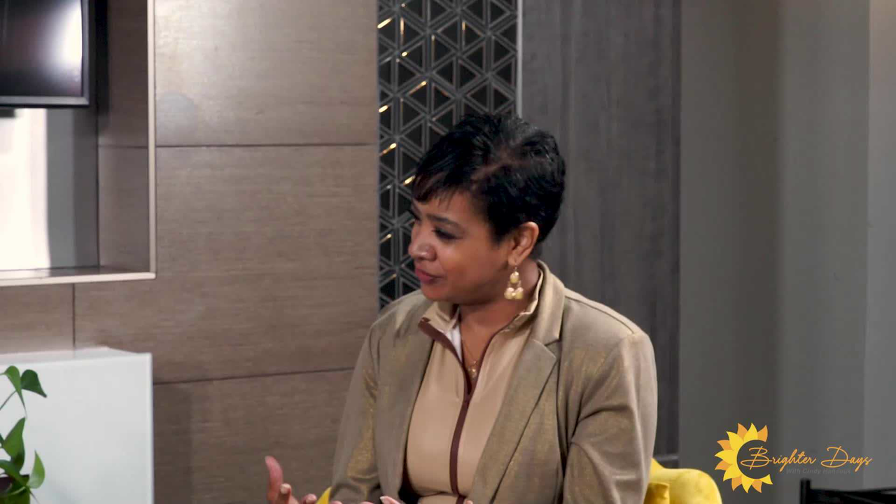 Brighter Days hosted by Cindy Hancock with guests Jamie Tyler and Dr. Tyreese McAllister