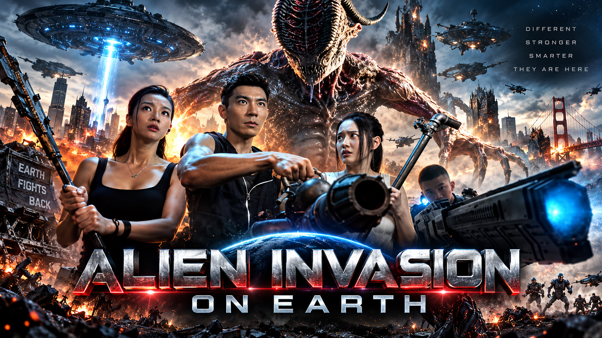Thumbnail for Alien Invasion On Earth: Avengers Fight Deadly Monsters In Sci-Fi Action Movie