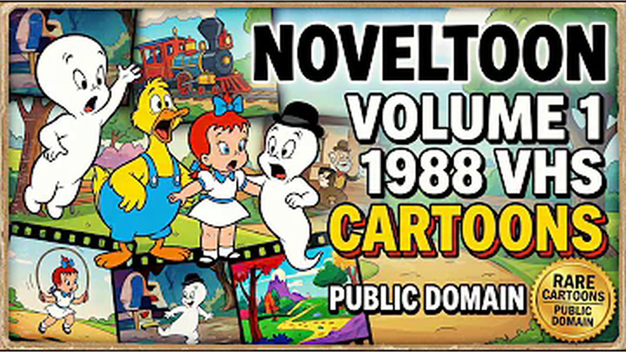 Noveltoon (1988) | Rare Public Domain Vintage Cartoons VHS Collection
