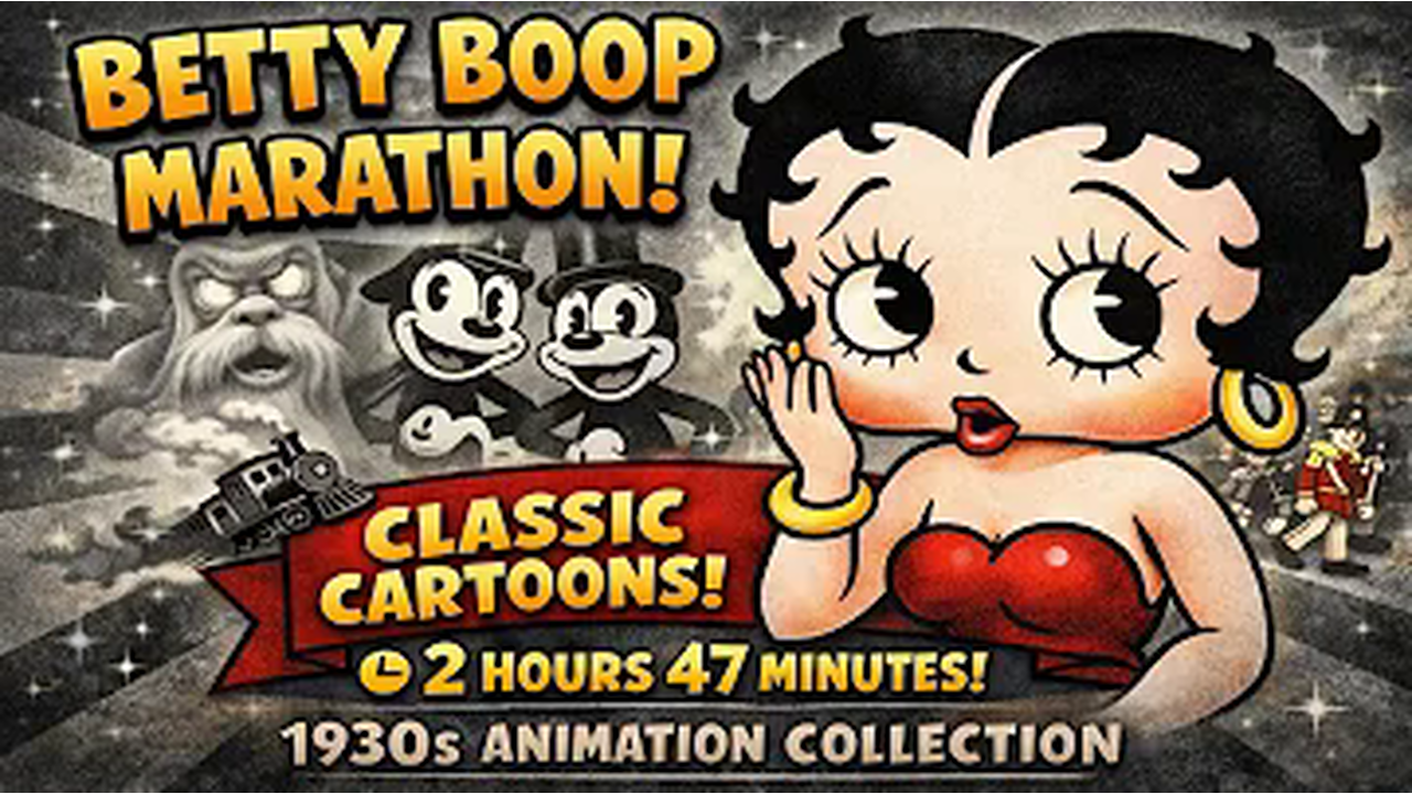 Betty Boop Classic Cartoons Marathon (Public Domain) | 1930s Vintage Animation Collection