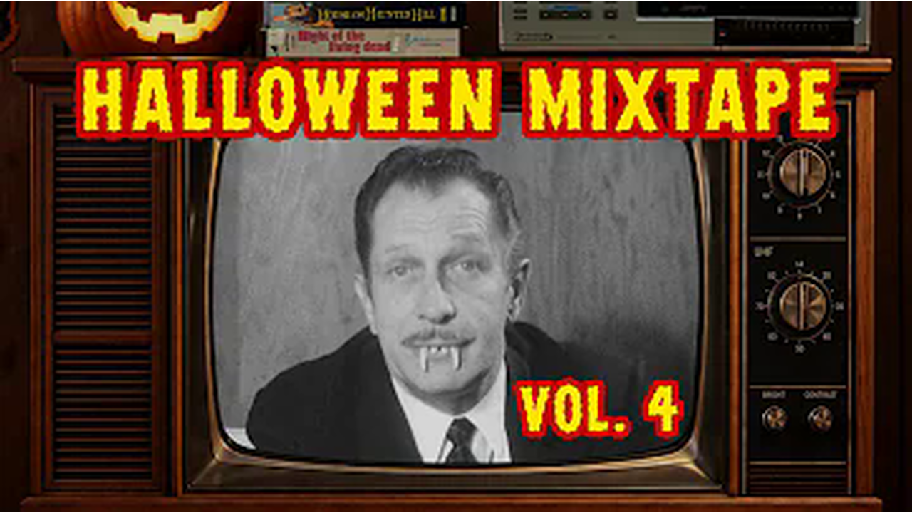 HALLOWEEN MIXTAPE Vol. 4 | Classic Horror, Retro Cartoons, Trailers,  Commercials & MORE!