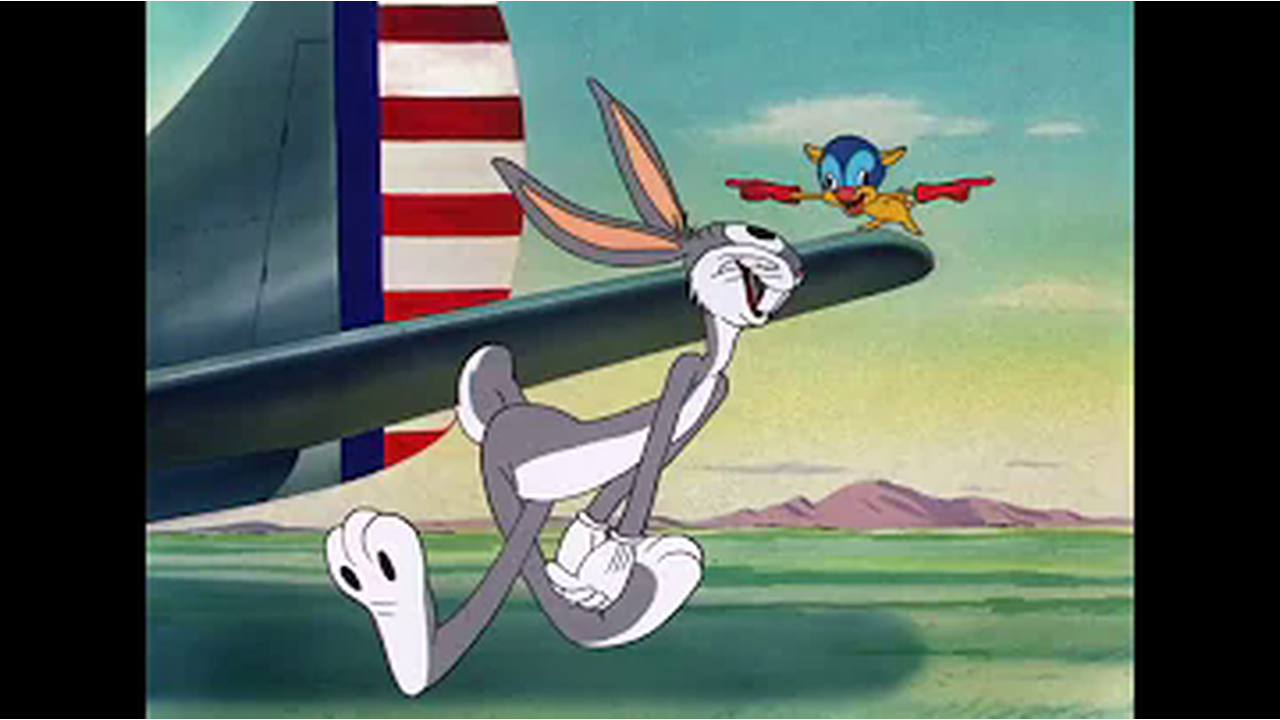 PUBLIC DOMAIN CARTOONS "Falling Hare" (1943)- Merrie Melodies *HD 1080p*