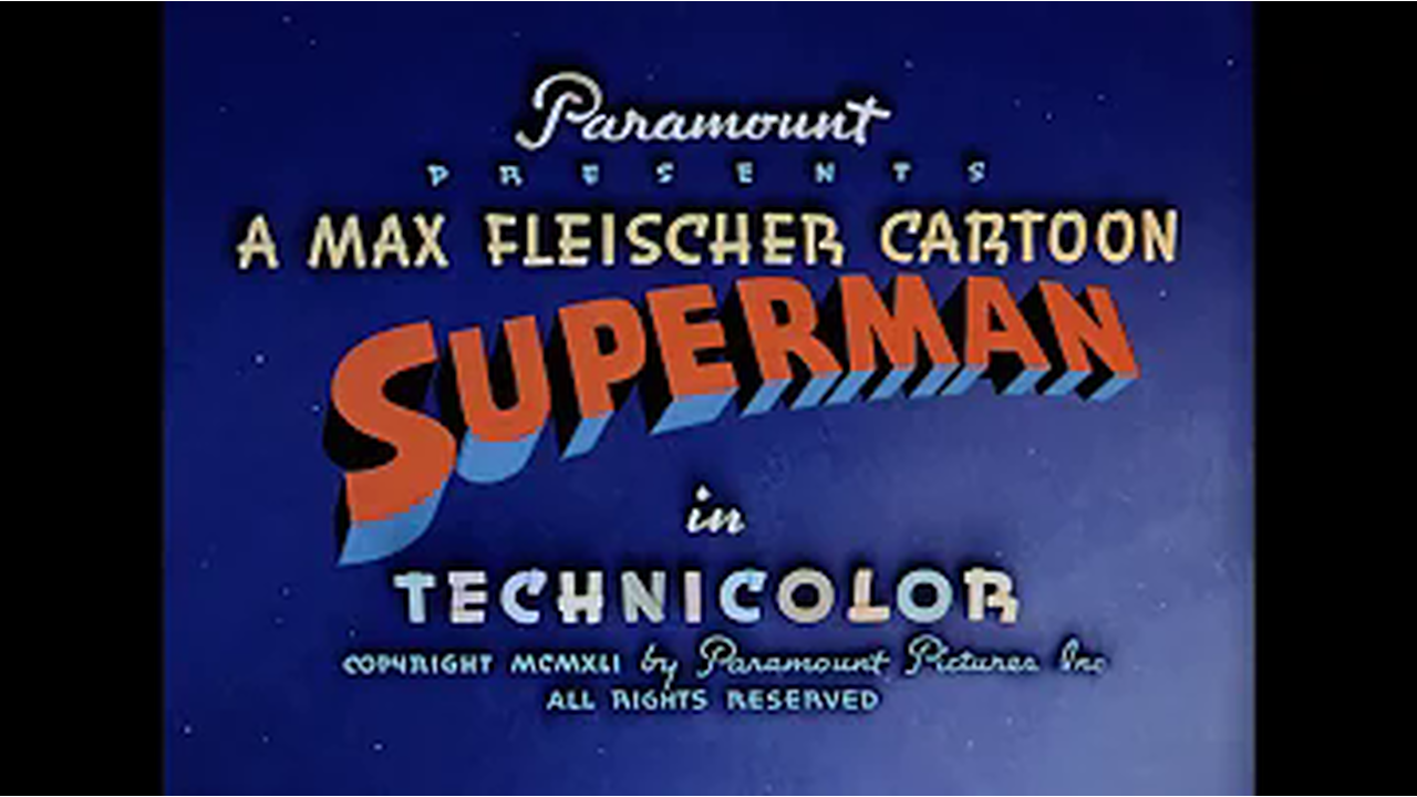 Superman (1940s animated film) - Public domain