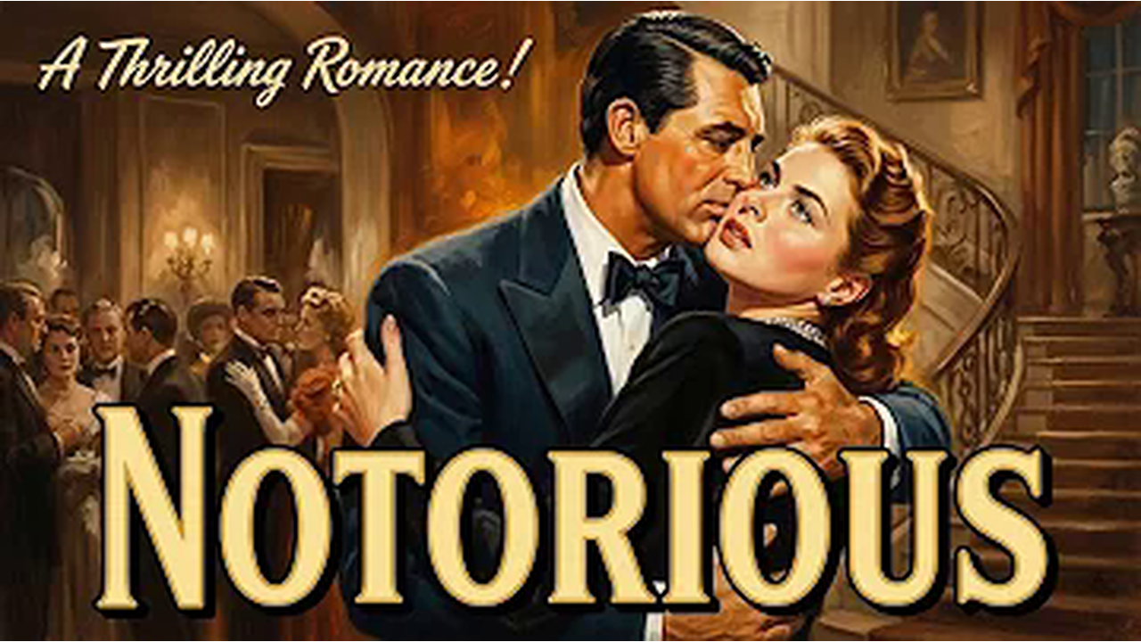 ⭐ Notorious (1946) Full Movie | Ingrid Bergman and Cary Grant | Romance [Subtítulos en Español]