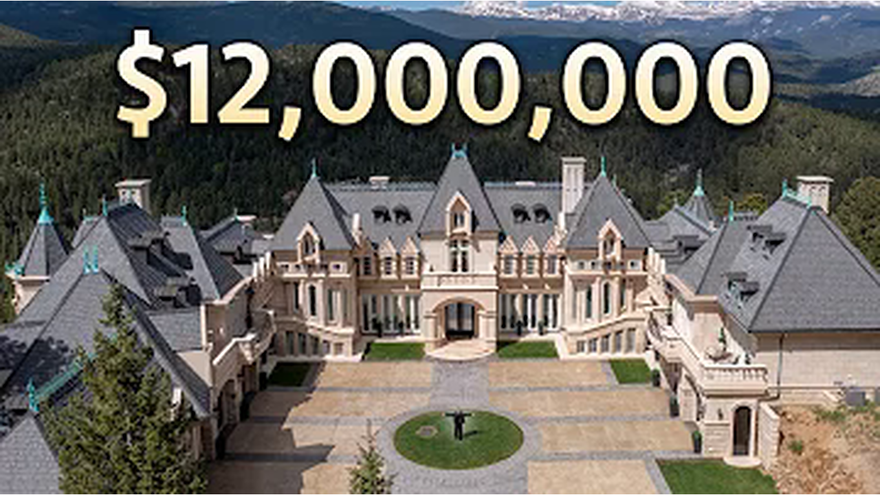 CO-M  $12,000,000 Newly Built Colorado Modern Castle Chateau V.  |  SOLD!