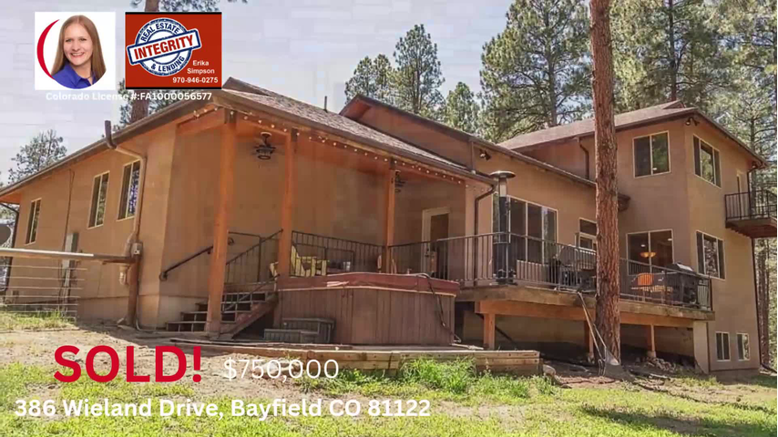 CO - SOLD 386 Wieland Drive, Bayfield CO 81122 - Erika Simpson